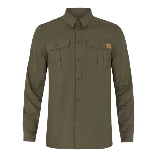 Seeland Selous L/S Cargo Skjorte - Grape Leaf