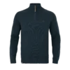 Härkila Vincent Merino Pullover Med Halv Lynlås - Dark Navy