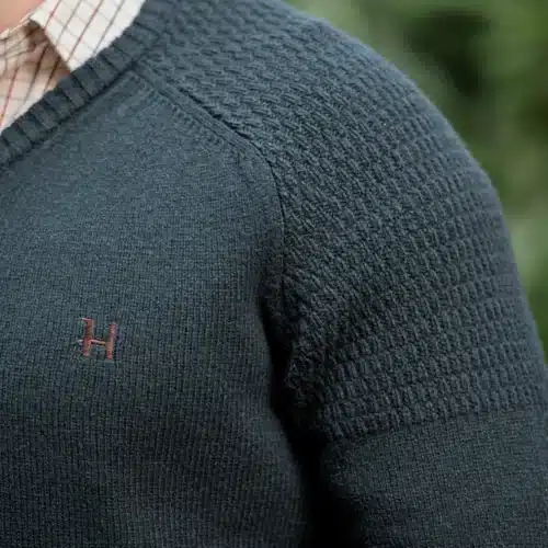 Härkila Vincent Merino V-Neck Pullover - Dark Navy