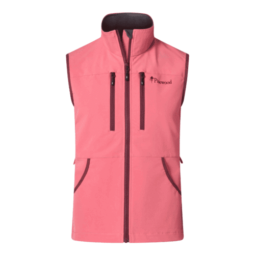 Pinewood Lady Dog Sports Stretch Vest - Cherry Pink