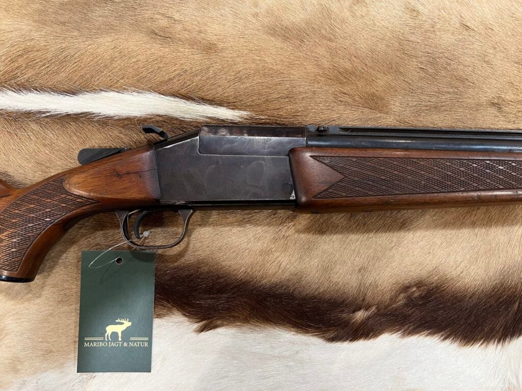 Tikka Bochbüchsflinte Kal. 12/70 + 222 Rem - 63cm Løb