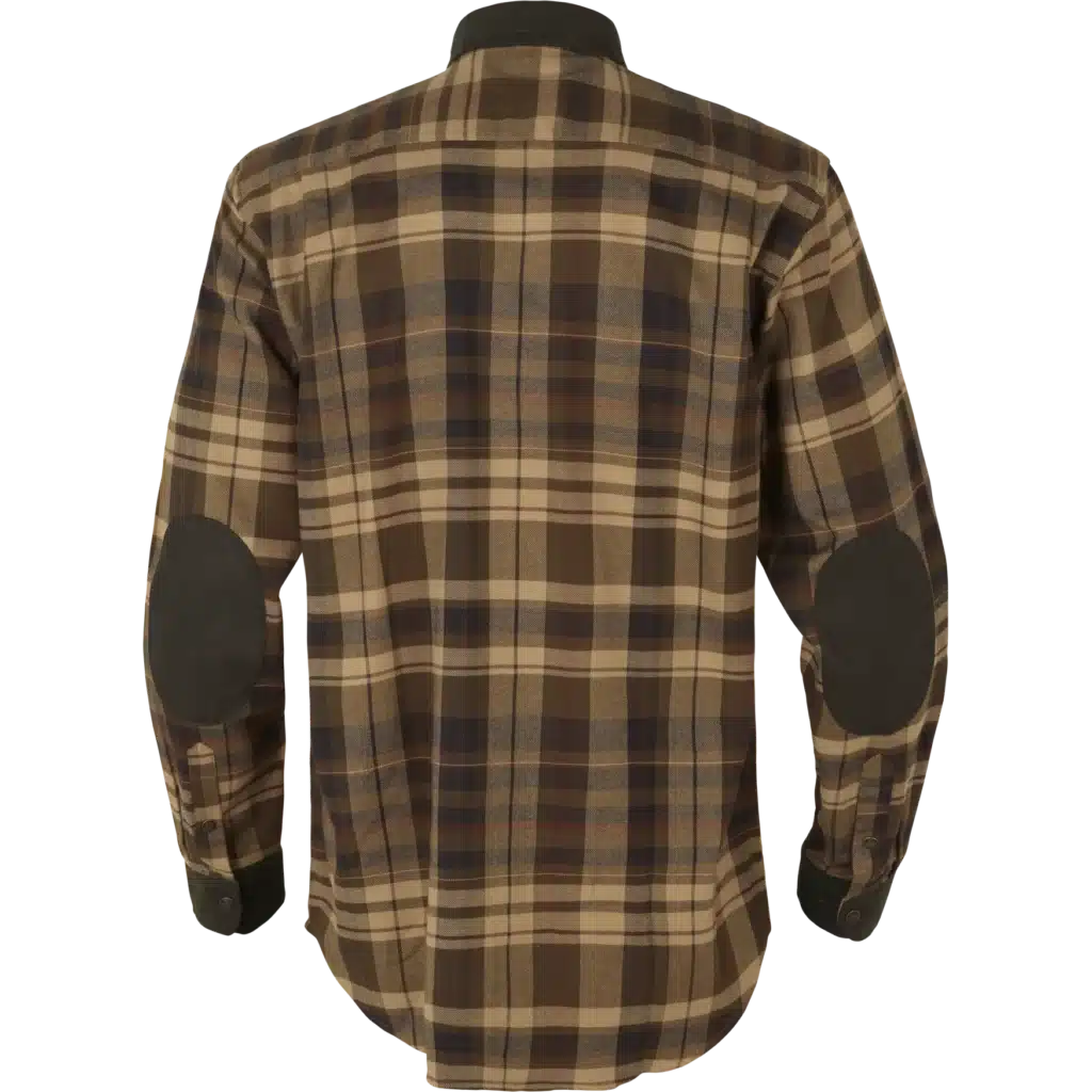 Härkila Pajala Shirt - Beige w/Brown