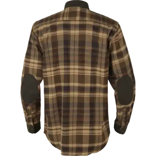 Härkila Pajala Shirt - Beige w/Brown
