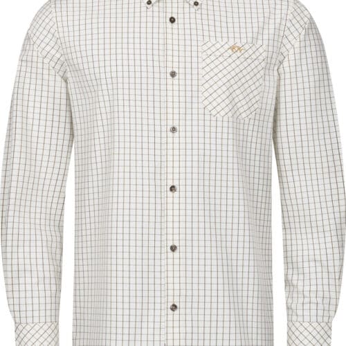 Blaser Chris Shirt - Creme/Brown Check