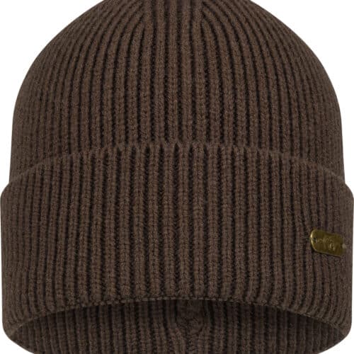 Blaser Tommy Rib Beanie - Dark Brown
