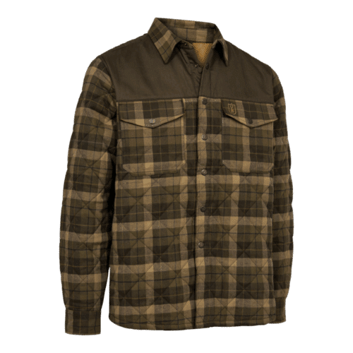 Deerhunter Elbert Vatteret Skjortejakke - Brown Check