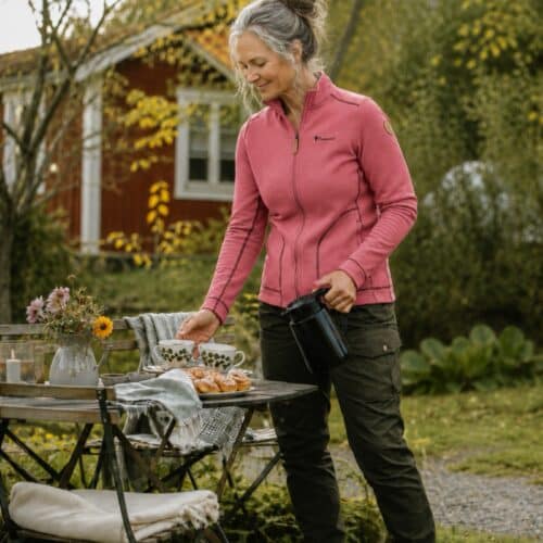 Pinewood Finnveden Power Fleece Jacket W's - Cherry Pink