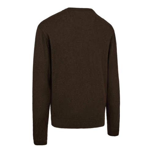 Deerhunter Harrington Strik Rund hals - Brown Melange