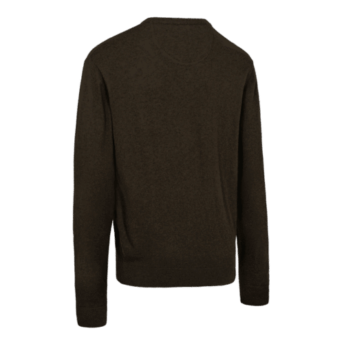 Deerhunter Harrington Strik V-hals - Brown Melange
