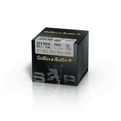 Sellier & Bellot 223 Rem FMJ - 3,6g/55gr