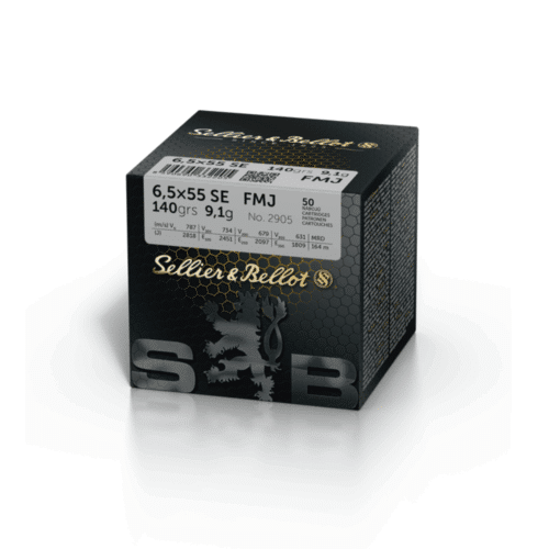 Sellier & Bellot 6,5X55 SE FMJBT - 9,1g/140gr